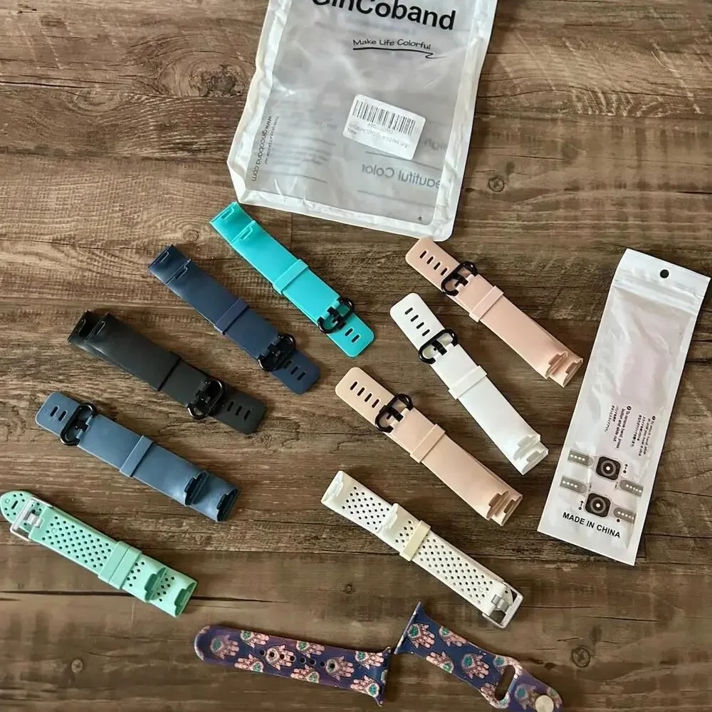 Variety Bundle of Sports Band for Fitness Devices, Multiple Colors, All New